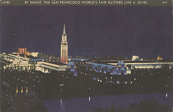 Treasure Island postcard