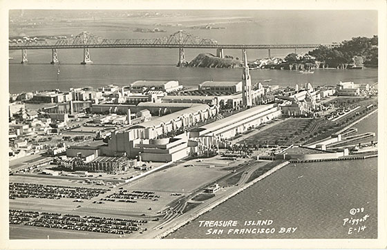 Treasure Island postcard